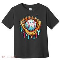 Ice Cream Drip Baseball Stuff Baseball Drip For Toddler T-Shirt thumb 0