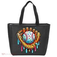 Ice Cream Drip Baseball Stuff Baseball Drip For Tote Bag thumb 0