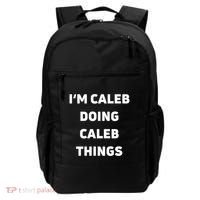 IM Caleb Doing Caleb Things Funny Backpack thumb 0