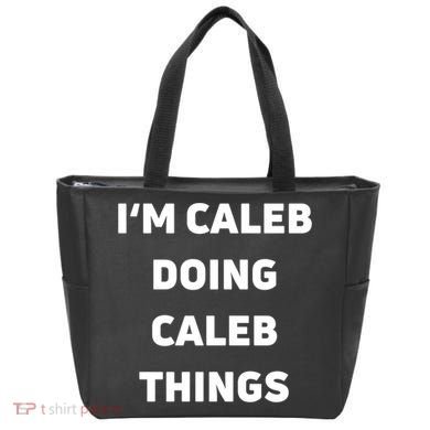 IM Caleb Doing Caleb Things Funny Tote Bag