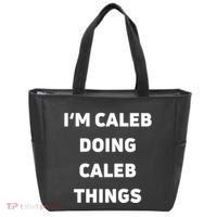 IM Caleb Doing Caleb Things Funny Tote Bag thumb 0