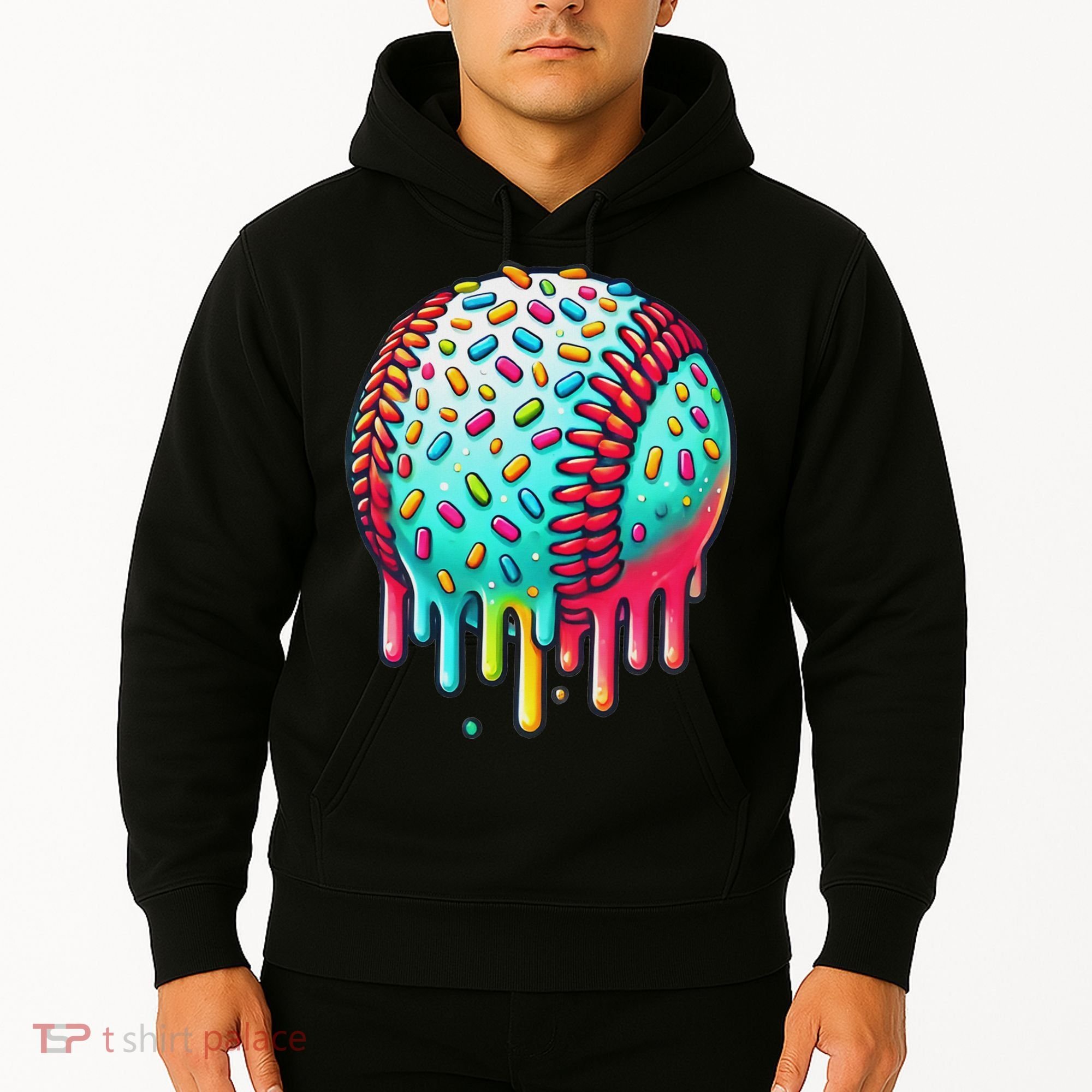 Ice Cream Drip Baseball Stuff Baseball Drip For Hoodie