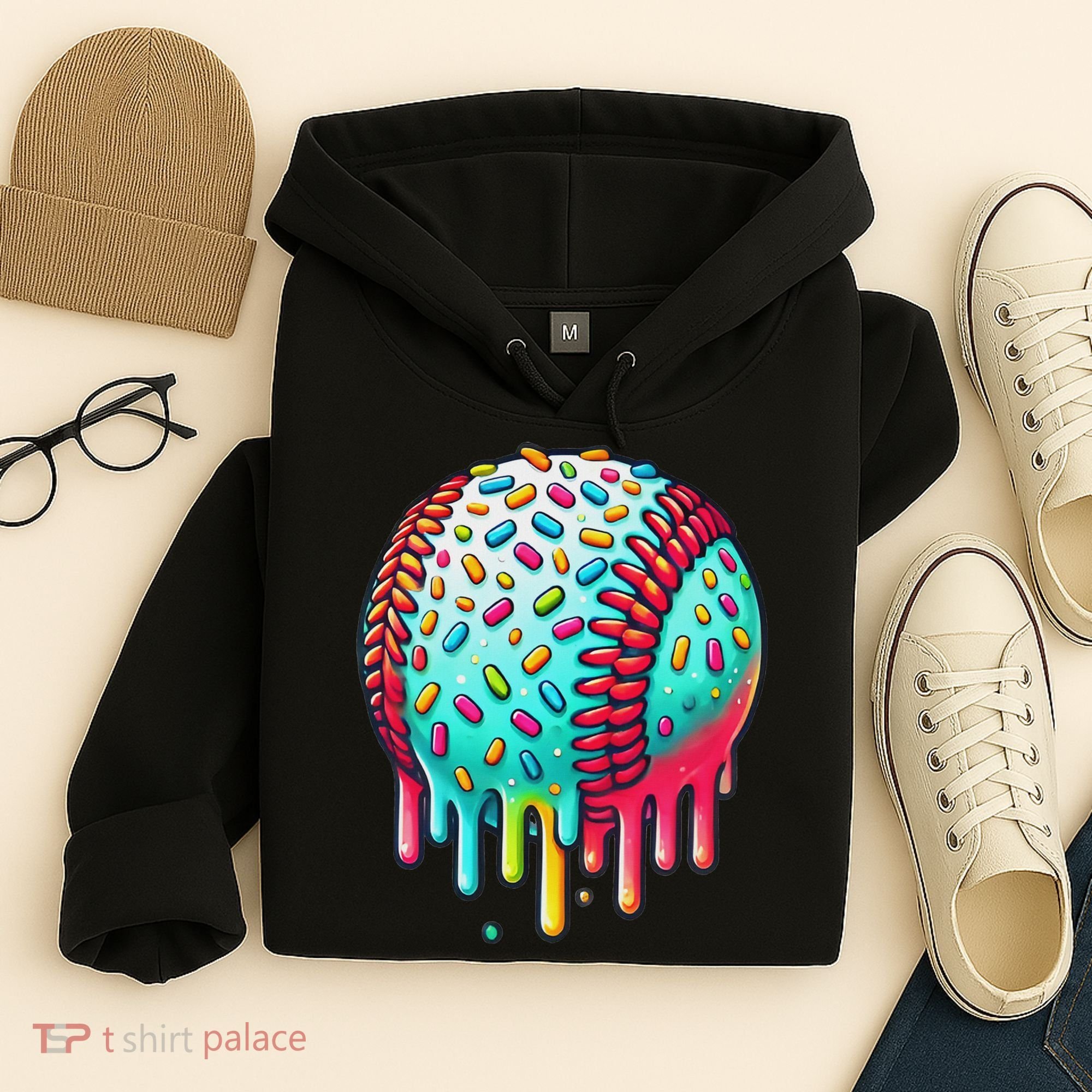 Ice Cream Drip Baseball Stuff Baseball Drip For Hoodie