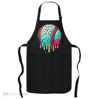Ice Cream Drip Baseball Stuff Baseball Drip For Apron
