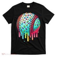 Ice Cream Drip Baseball Stuff Baseball Drip For T-Shirt thumb 0