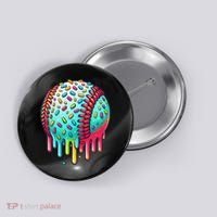 Ice Cream Drip Baseball Stuff Baseball Drip For Button thumb 0
