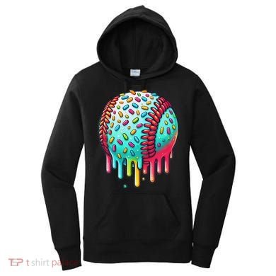 Ice Cream Drip Baseball Stuff Baseball Drip For Women's Hoodie