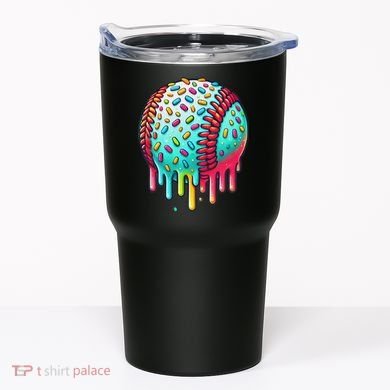 Ice Cream Drip Baseball Stuff Baseball Drip For Tumbler