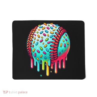 Ice Cream Drip Baseball Stuff Baseball Drip For Mousepad