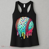 Ice Cream Drip Baseball Stuff Baseball Drip For Women's Tank Top thumb 3