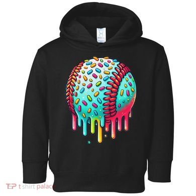 Ice Cream Drip Baseball Stuff Baseball Drip For Toddler Hoodie