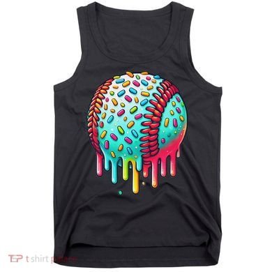 Ice Cream Drip Baseball Stuff Baseball Drip For Tank Top