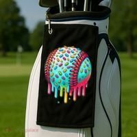 Ice Cream Drip Baseball Stuff Baseball Drip For Golf Towel thumb 2