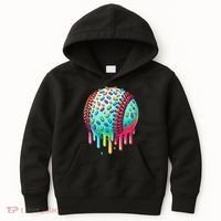 Ice Cream Drip Baseball Stuff Baseball Drip For Kids Hoodie thumb 0