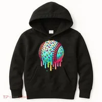 Ice Cream Drip Baseball Stuff Baseball Drip For Kids Hoodie thumb 0