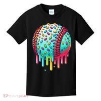 Ice Cream Drip Baseball Stuff Baseball Drip For Kids T-Shirt thumb 0
