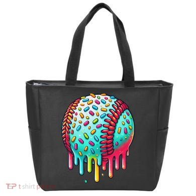 Ice Cream Drip Baseball Stuff Baseball Drip For Tote Bag
