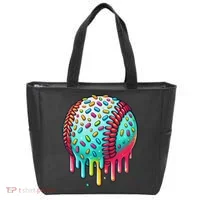 Ice Cream Drip Baseball Stuff Baseball Drip For Tote Bag thumb 0