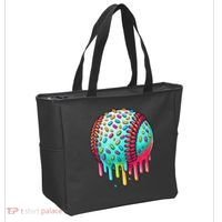 Ice Cream Drip Baseball Stuff Baseball Drip For Tote Bag thumb 2