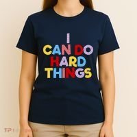 I Can Do Hard Things Teacher Inspiration Do Hard Things T-Shirt thumb 4