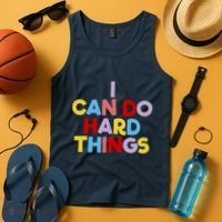 I Can Do Hard Things Teacher Inspiration Do Hard Things Tank Top thumb 4