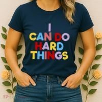 I Can Do Hard Things Teacher Inspiration Do Hard Things Women's T-Shirt thumb 2