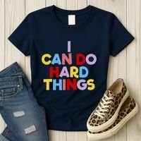 I Can Do Hard Things Teacher Inspiration Do Hard Things Women's T-Shirt thumb 3
