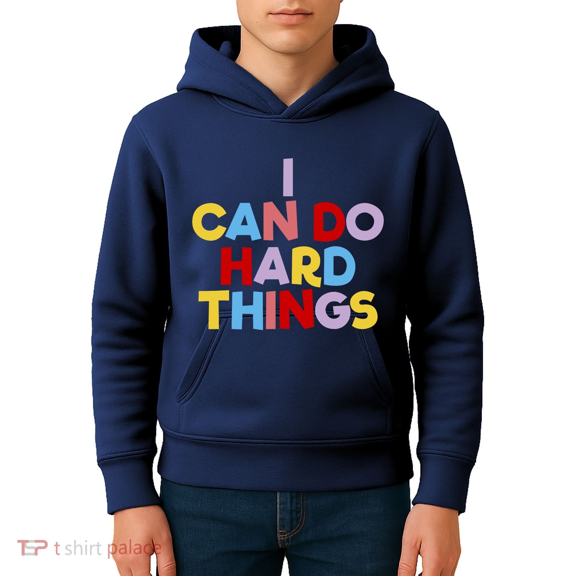 I Can Do Hard Things Teacher Inspiration Do Hard Things Kids Hoodie