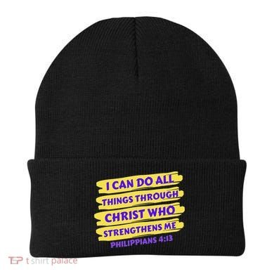 I Can Do All Things Through Christ Who Strengthens Me Beanie