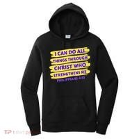 I Can Do All Things Through Christ Who Strengthens Me Women's Hoodie thumb 0