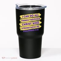 I Can Do All Things Through Christ Who Strengthens Me Tumbler thumb 0