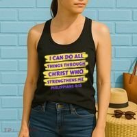 I Can Do All Things Through Christ Who Strengthens Me Women's Tank Top thumb 2