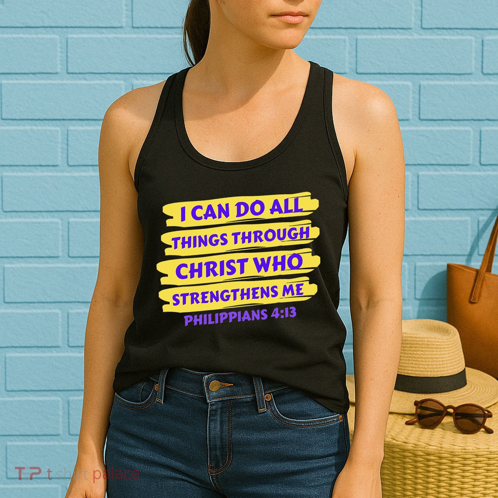 I Can Do All Things Through Christ Who Strengthens Me Women's Tank Top