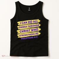 I Can Do All Things Through Christ Who Strengthens Me Tank Top thumb 2