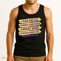 I Can Do All Things Through Christ Who Strengthens Me Tank Top thumb 3