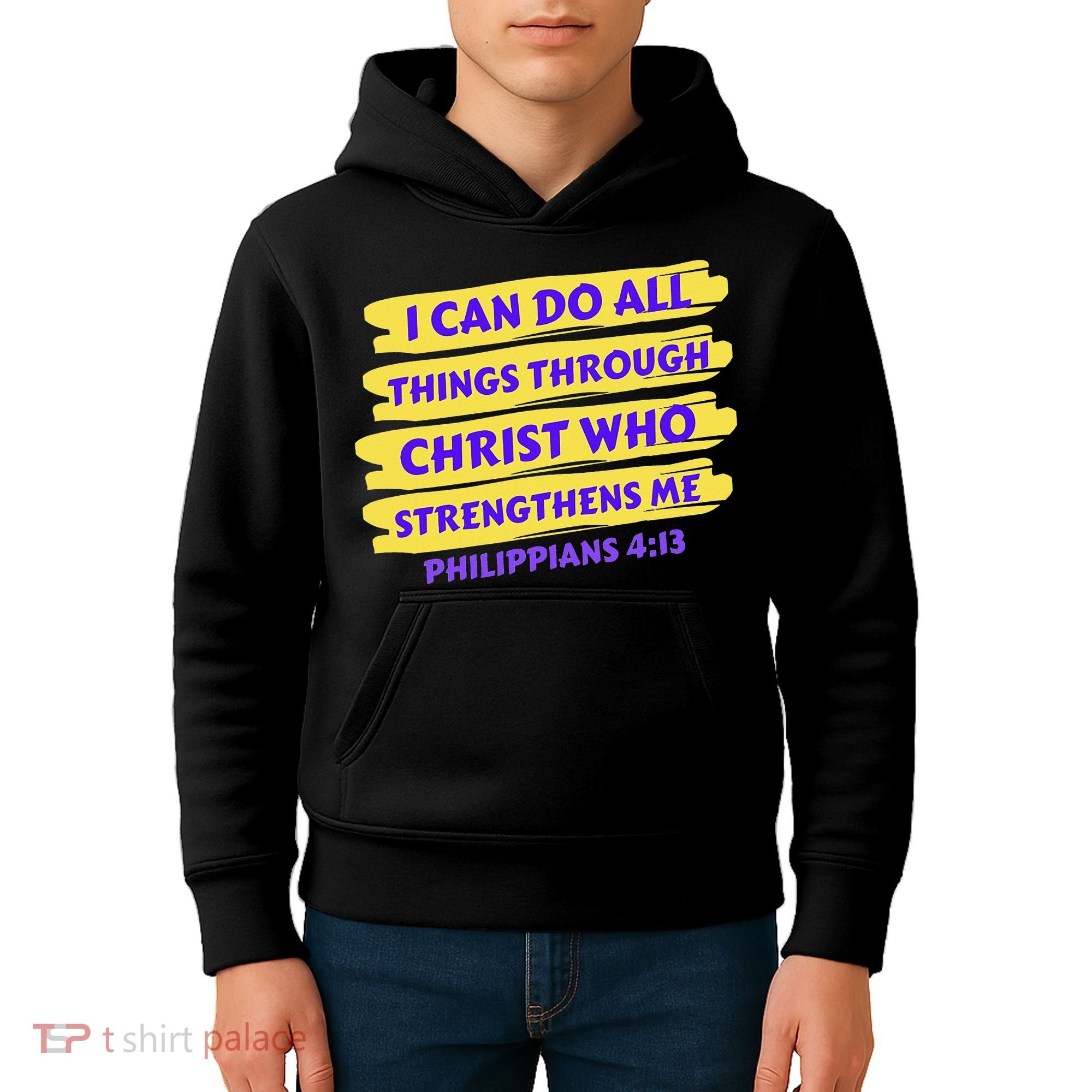 I Can Do All Things Through Christ Who Strengthens Me Kids Hoodie