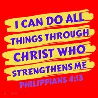 I Can Do All Things Through Christ Who Strengthens Me Santa Hat thumb 1