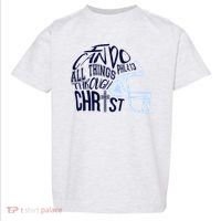 I Can Do All Things Through Christ Football Toddler T-Shirt thumb 0