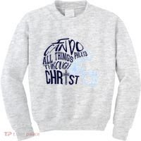 I Can Do All Things Through Christ Football Kids Sweatshirt thumb 0