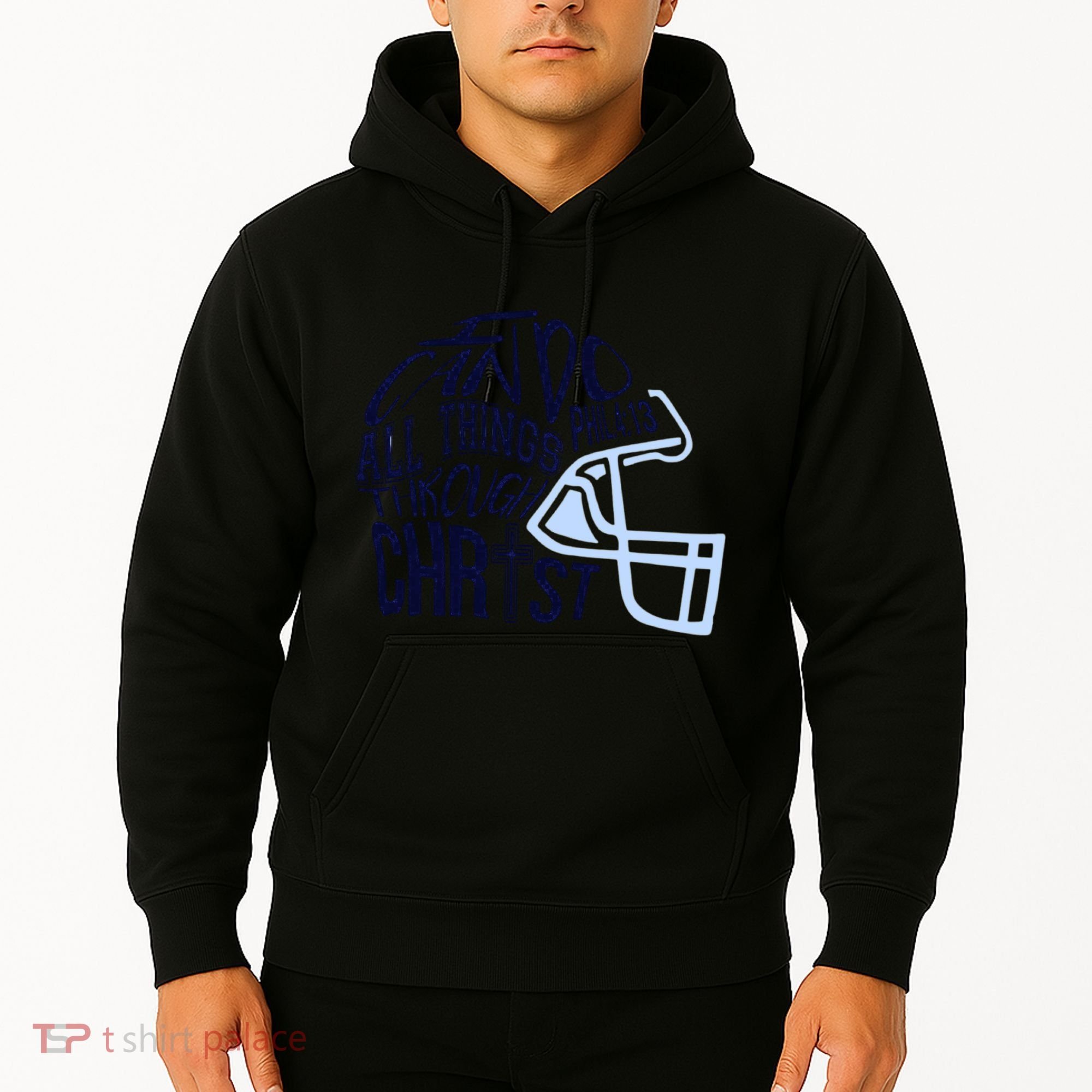 I Can Do All Things Through Christ Football Hoodie