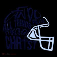 I Can Do All Things Through Christ Football Coffee Mug thumb 5