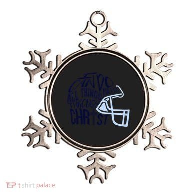 I Can Do All Things Through Christ Football Ornament