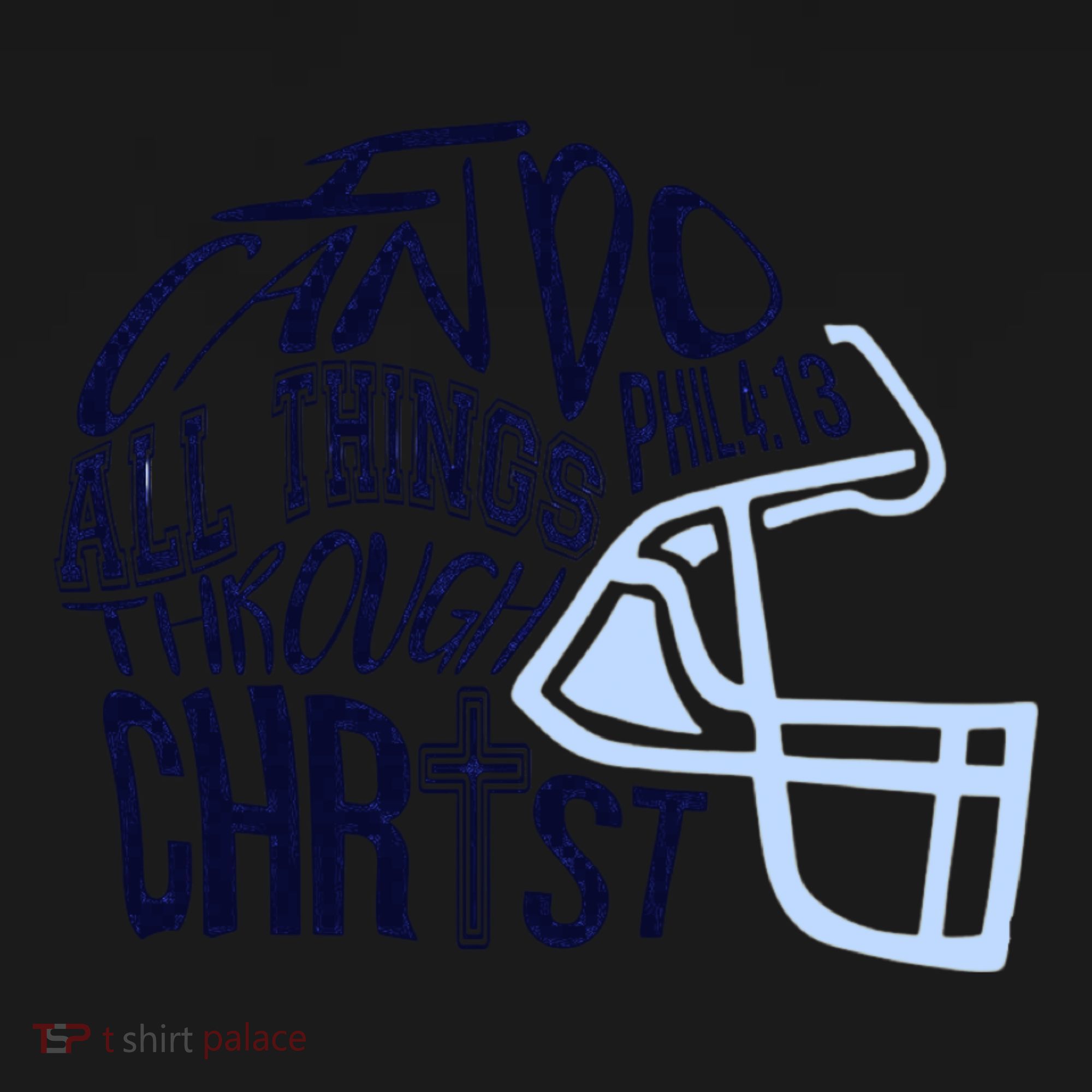 I Can Do All Things Through Christ Football Women's Tank Top