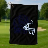 I Can Do All Things Through Christ Football Golf Towel thumb 1