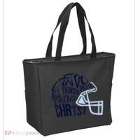 I Can Do All Things Through Christ Football Tote Bag thumb 2