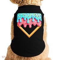 Ice Cream Drip Baseball Stuff Baseball Home Plate Dripping Doggie Tank thumb 0