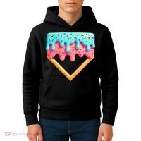 Ice Cream Drip Baseball Stuff Baseball Home Plate Dripping Kids Hoodie thumb 4