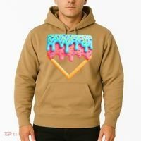 Ice Cream Drip Baseball Stuff Baseball Home Plate Dripping Hoodie thumb 2