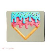 Ice Cream Drip Baseball Stuff Baseball Home Plate Dripping Mousepad thumb 0