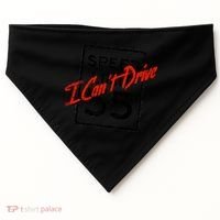 I Can't Drive 55 Distressed USA-Made Doggie Bandana thumb 0